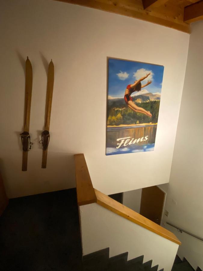 Crap Da Flem - 3.5 Zimmer Ferienwohnung Am Sonnenhang Von Флімс Екстер'єр фото